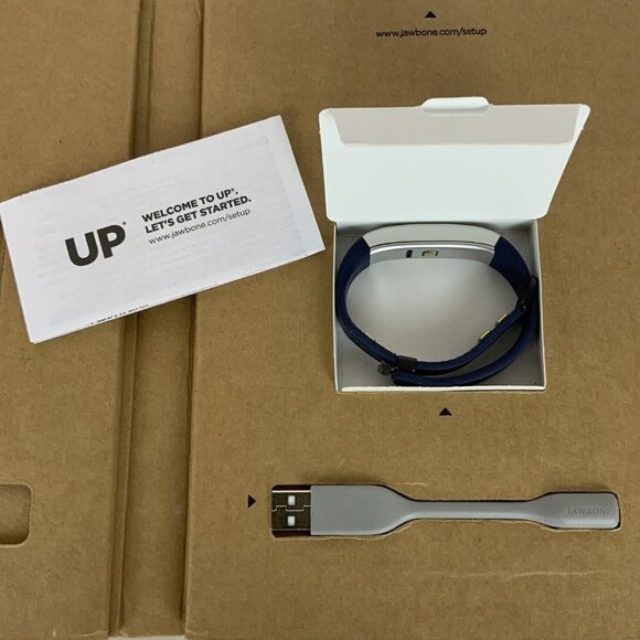 UP3 by Jawbone Heart Rate Fitness Activity Sleep Tracker Blue NEW - Picture 1 of 7
